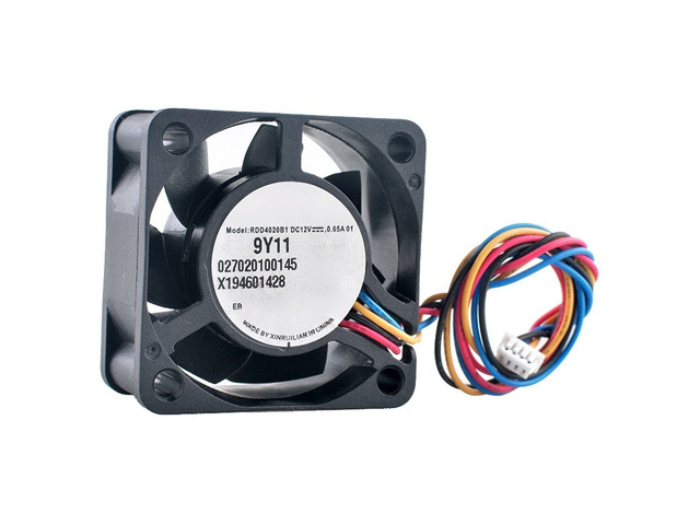 RDD4020B1 40mm 40x40x20mm DC12V 0.65A 4Pin Dual Ball Bearing High-Speed Cooling