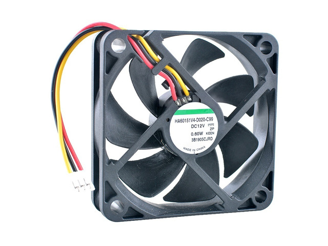 HA60151V4-D020-C99 60mm 60x60x15mm DC12V 0.60W Quiet Axial Fan Cooling Fan for P