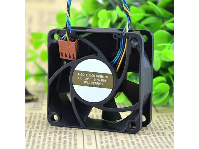 DS06025B12U P011 60mm 60x60x25mm DC12V 0.70A PWM Server Inverter Cooling Fan CPU