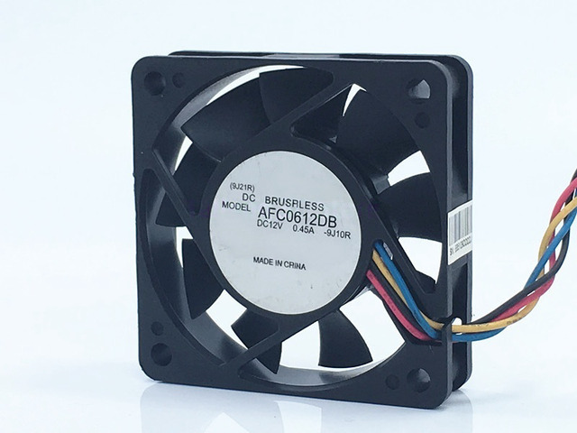 AFC0612DB DC12V 0.45A 6015 60mm 4Wire PWM Temperature Control Ball Fan Large Air