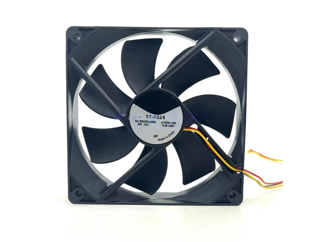 TT-1225 120mm Desktop Computer CPU Water Cooled Matte Fan Ultra Silent 3Pin Mute
