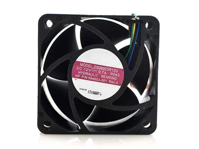 DS06025R12U DC12V 0.7A 8.4W 5200RPM 60mm 6025 60x60x25mm PWM Temperature Control