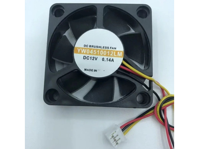 YW04510012LM DC12V 0.14A 2Wire and 3Wire Automobile Power Amplifier Cooling Fan
