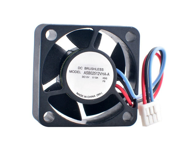 ASB02512VHA-A 25mm 25x25x10mm DC12V 0.12A 3Pin Micro Cooling Fan for Industrial
