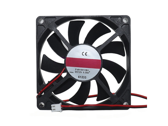 F-8015H12BII DC12V 0.35A 80x80x15mm 8015 Ultra Thin Charger Chassis Fan