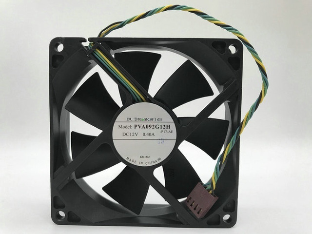 PVA092G12H DC12V 0.40A 4Pin PWM Large Air Volume CPU Cooling Fan