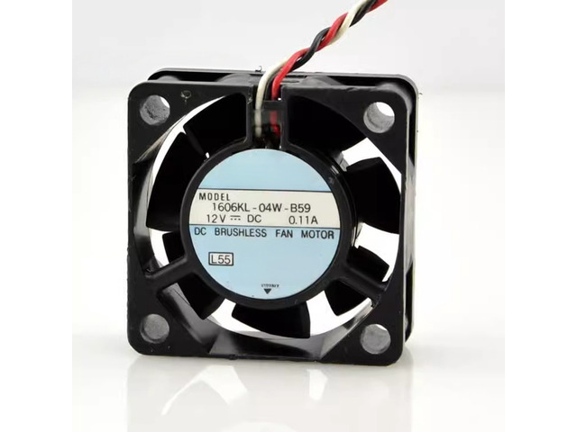 1606KL-04W-B59 4015 Double Ball Bearing 12V 0.11A 3Wire Cooling Fan 40x40x15mm