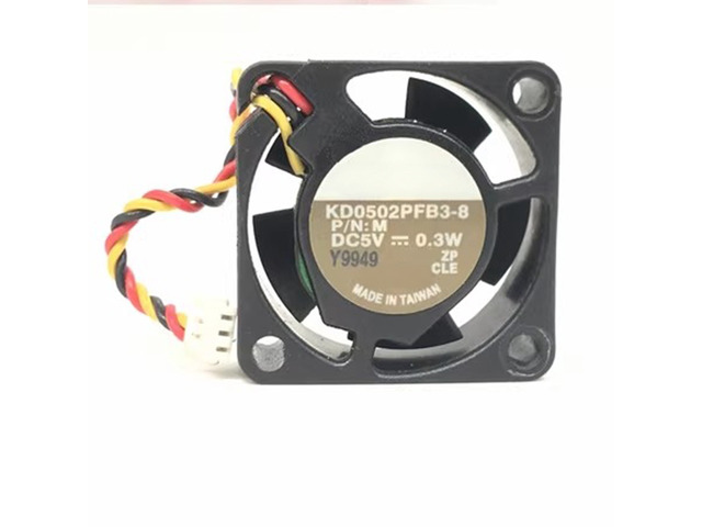 KD0502PFB3-8 25mm 2510 5V 0.3W Notebook Hard Cooling Fan 25x25x10mm