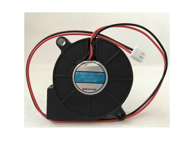 SF5015SL 50mm Blower Fan 12V 0.06A 0.72W 5015 50x50x15mm Industrial Mute Low Noi