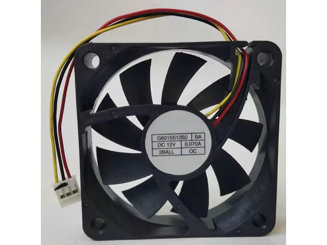 G6015S12B2 12V 0.07A 6015 60x60x15mm DLP TV Silent Cooling Fan
