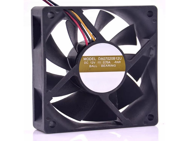 DA07020B12U 70x70x20mm 70mm 12V 0.70A Server Double Ball Bearing Cooling Fan