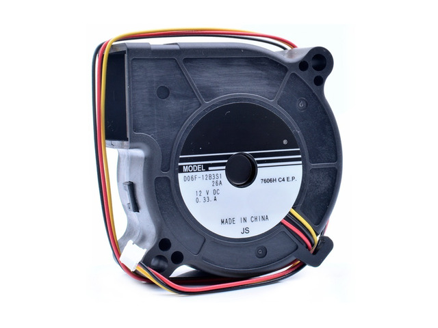D06F-12B3S1 60mm 6025 60x60x25mm 12V 0.33A 3Line Turbo Blower Cooling Fan