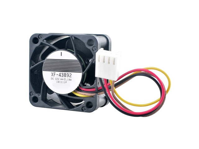 XF-43892 40mm 40x40x20mm Dual Ball Bearing Cooling Fan DC12V 0.14A 4Pin Low Prof