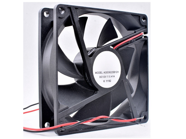 AGE09225S12H 92mm 9025 92x92x25mm 12V 0.41A Computer Chassis Power Cooling Fan