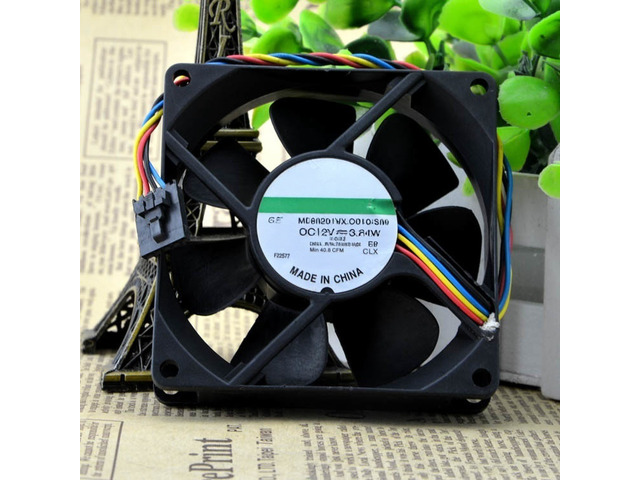 MF80201VX-Q010-S99 725Y7 8020 80x80x20mm Cooling Fan 12V 3.84W 4Wires 5Pin Serve