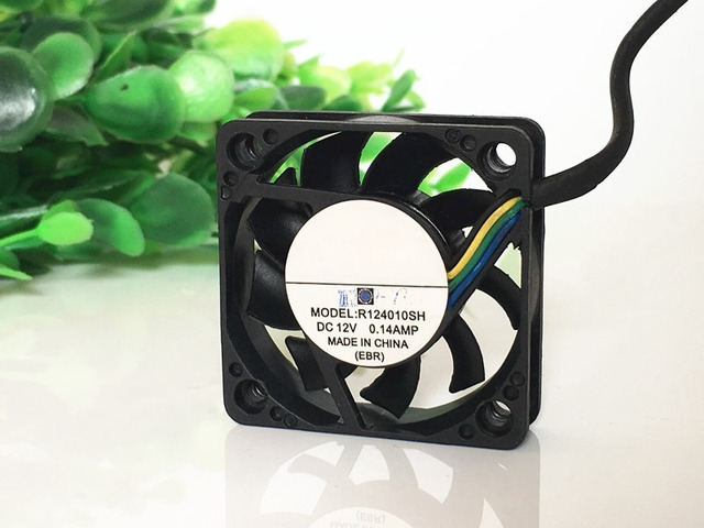 R124010SH 4010 40mm 40x40x10mm PWM Fan 12V 0.14A 4Wire Pulse Speed Control CPU C