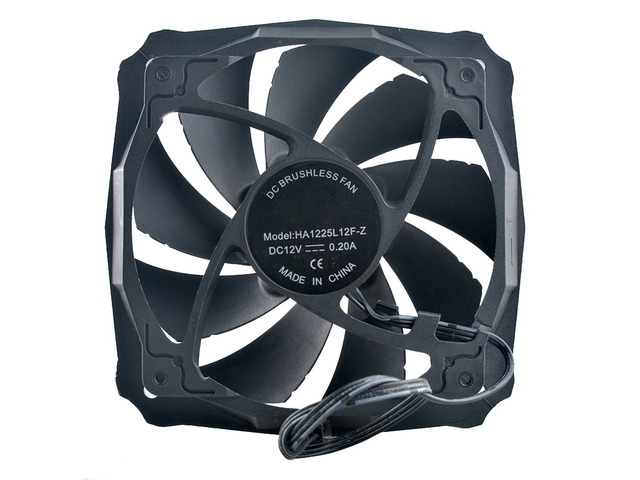 HA1225L12F-Z 120mm 120x120x25mm DC12V 0.20A 3Pin Quiet Cooling Fan for Chassis C