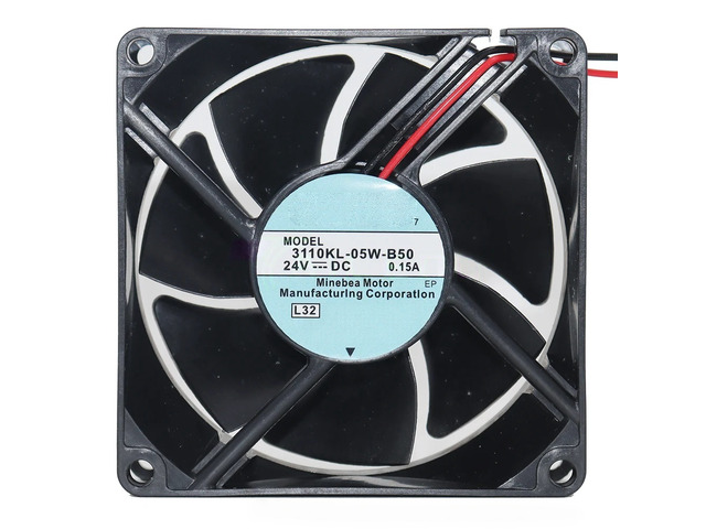 3110KL-05W-B50 80mm 8025 80x80x25mm 24V 0.15A Silent Inverter Dual Ball Bearing