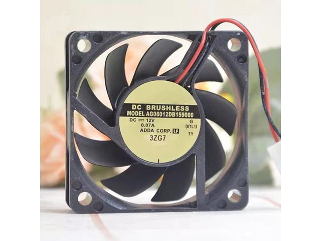 AG06012DB159000 DC12V 0.07A 6015 60x60x15mm Ultra-Quiet CPU Motherboard Cooler C