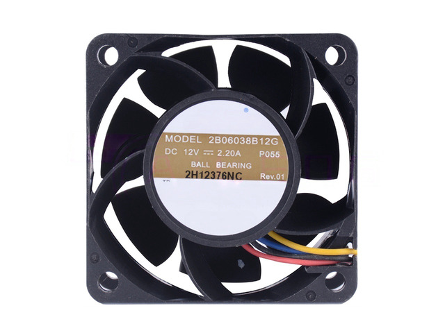 2B06038B12G 60mm 6038 60x60x38mm 12V Double Ball High Speed PWM Fan Computer Ser