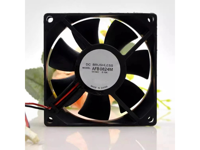 AFB0824M DC24V 0.10A Inverter Converter Cooling Fan 8025 80x80x25mm