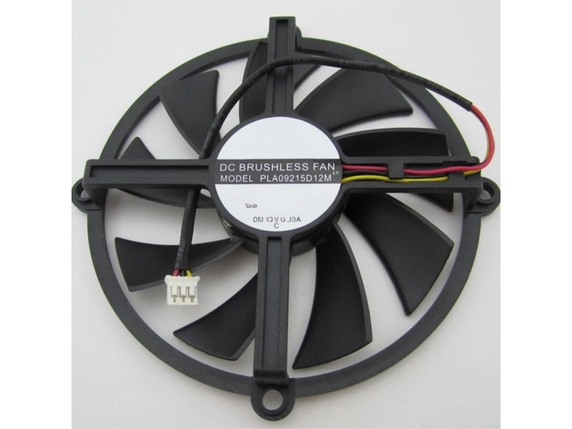PLA09215D12M DC12V 0.35A Ball Bearing 100mm HD5850/5870/5830 Graphics Card Cooli