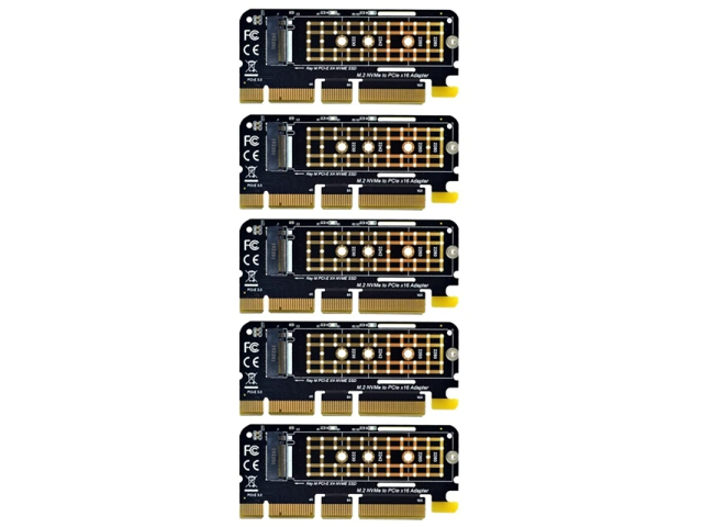 5PCS M.2 NVME Adapter M.2 M2 NVME PCIE to M2 Adapter PCI Express X16 X8 X4 Raiser SSD M.2 PCI-E Expansion Card