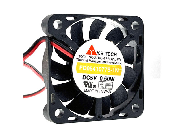 2pcs 40mm 7mm Slim Silent DC 5V Mini Micro Cooling Fan,for Y. S. TECH FD0541077S-1A,40X40X7mm 0.50W 2-Wire