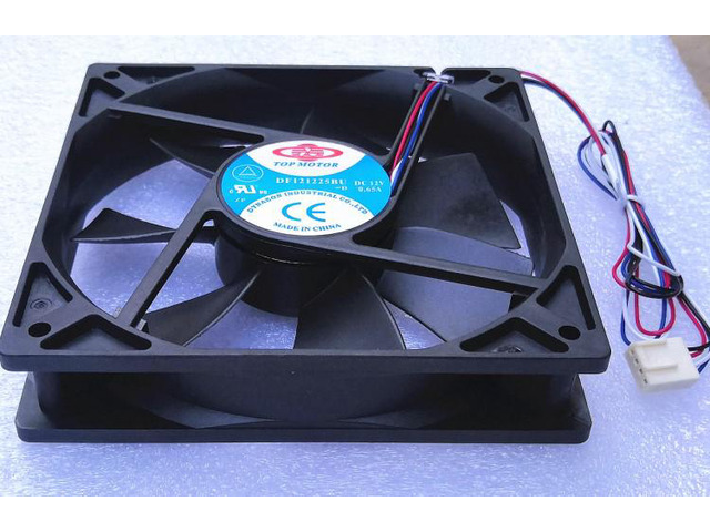 DF121225BU -D 12025 12cm Cooling Fan Dual Ball 4-Wire PWM fans 12cm 12V 0.65a 120X120X25mm