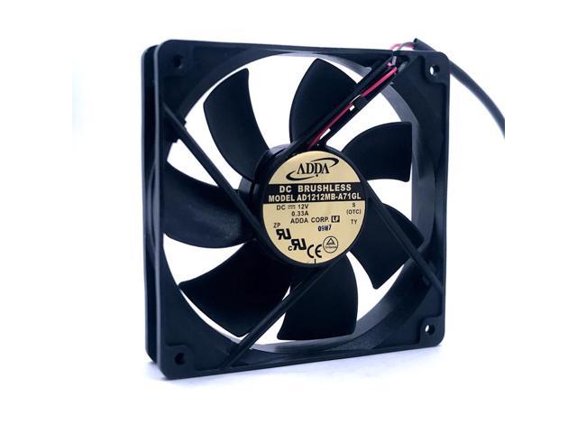 For ADDA AD1212MB-A71GL 120mm cooling fan 12V 0.33A 2050RPM axial fan