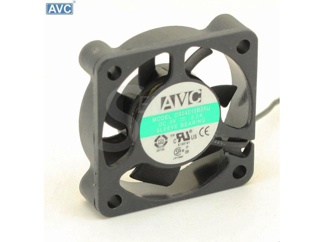 For AVC DS04010B05U 4010 4cm 4*4*1CM 40*40*10MM 5V 0.3A 2-pin server inverter cooling fans