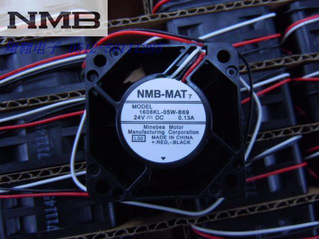 For NMB 1608KL-05W-B69 4020 4cm 40*40*20MM 24V 0.13A cooling server axial fan