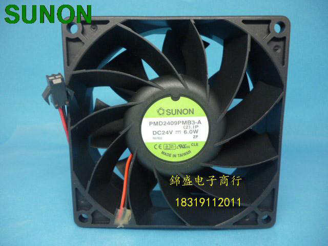 For Sunon PMD2409PMB3-A 90mm 9238 9CM DC 24V 6.0W inverter cooling fan