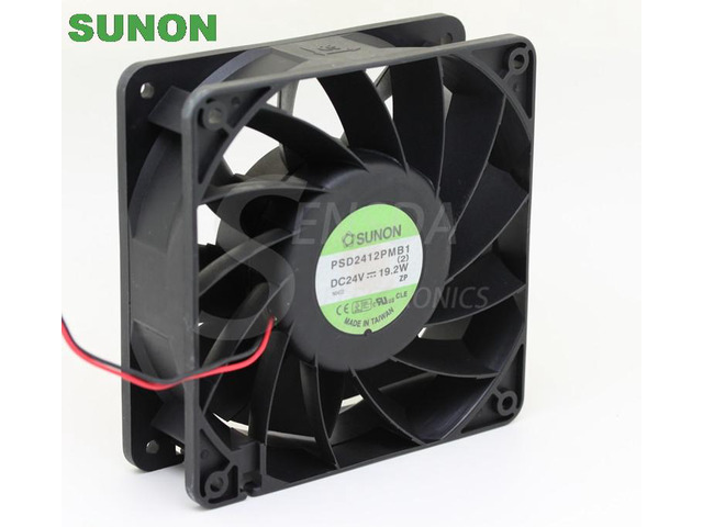 For Sunon 120x38mm PSD2412PMB1 120mm 12cm DC 24V 19.5W server inverter axial Cooling Fans