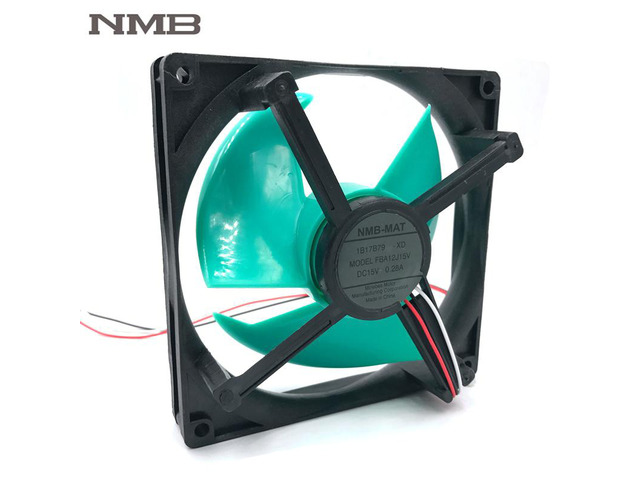 For NMB FBA12J15V 15V 0.28A refrigerator cooling fan