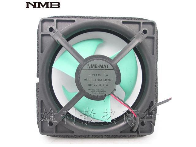 For NMB FBA11J12H-A 2-wire 12V 0.21A BL24A79-A refrigerator waterpoof cooling fan