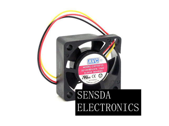 For AVC C3010S12L 12V 0.07A 30x30x10mm 3010 3cm ultra quiet hard drive cooling fan