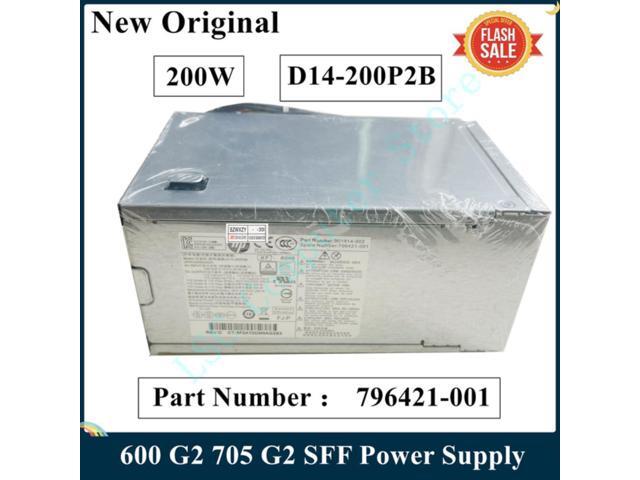 Lsc novo para hp 600 g2 705 g2 sff 200w fonte de alimentação 901914-002 796351-001 796421-001 D14-200P2B 100% testado navio rápido