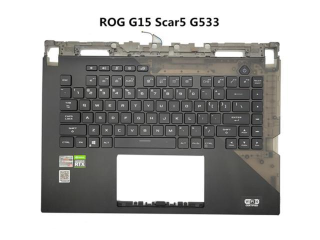 Laptop US RGB Mechanical Backlight Keyboard Shell Cover for Asus ROG Strix G15 Scar 5 G533 G533Q G533QS G533QR G533Z G533L 2021