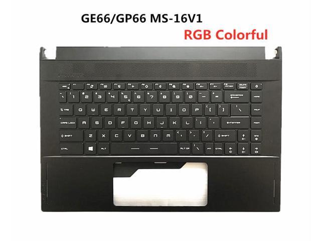 Laptop US RGB Colorful Backlit Keyboard Shell/Cover for MSI GS66 GE66 GP66 MS-16V1 16V2 16V3