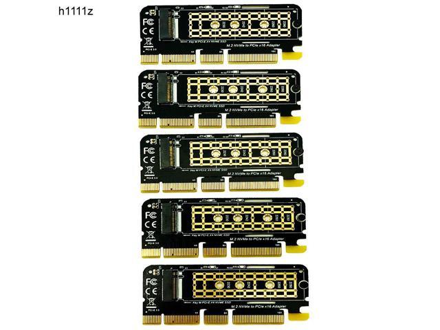 5PCS M.2 NVME Adapter M.2 M2 NVME PCIE to M2 Adapter PCI Express X16 X8 X4 Raiser SSD M.2 PCI-E Expansion Card for 2230-2280 SSD