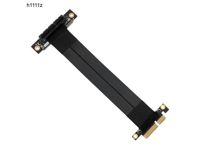 PCI Express Extension Cable Riser PCI-E X4 to X4 PCIE Extender Flexible Cable Adapter Riser Card PC Cable for Graphics Card 24cm