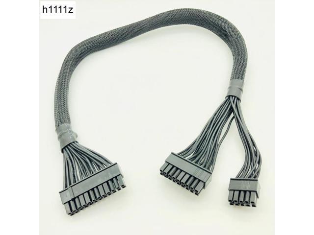 ATX 24pin to (18+10)Pin Modular Power Supply Adapter Cable for Corsair RM650X RM750X RM850X RM1000X 610mm Black Power Cables