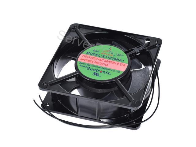 Cooler SJ1238HA1 12038 120*120*38MM 110V-120V~AC 0.27A 50/60Hz 2-Pin Square Cooling fan