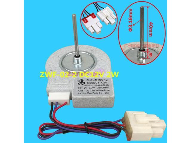 1pcs For the Samsung Midea and other refrigerator fan motor ZWF-02-2 DC12V 2W refrigerator fan refrigerator motor parts photo