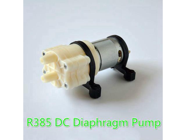 Aquarium R385 12V DC Diaphragm pump Electromagnetic stove kettle pumps water fish tank small micropump,1.5-2L/Min(6.8) photo