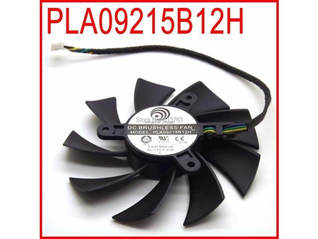 DC BRUSHLESS FAN PLA09215B12H 12V 0.55A 87mm For MSI N560 570 580GTX HD6870 Graphics Card Cooling Fan 4Wire 4Pin