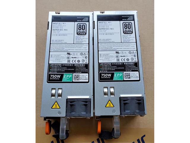 For Server Power Supply for Dell R530/R630/R730/R730XD/R740/T630 750W G6W6K D750E