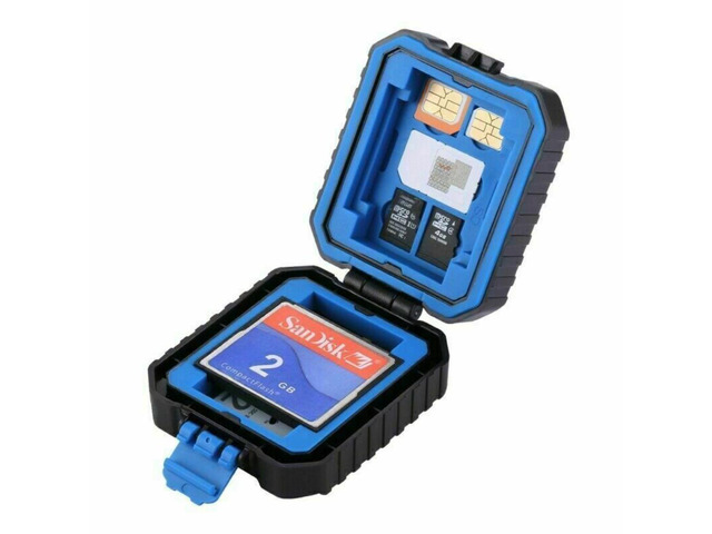 PULUZ 11 In 1 Waterproof Memory Card Case Lightweight Case for SIM XQD CF TF SD