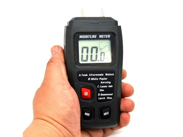 MT-10 Wood Moisture Humidity Tester Meter Timber Damp Detector Hygrometer Tool
